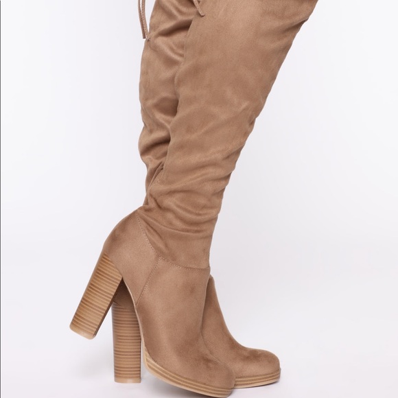 Suede Knee High Boots - Picture 5 of 6